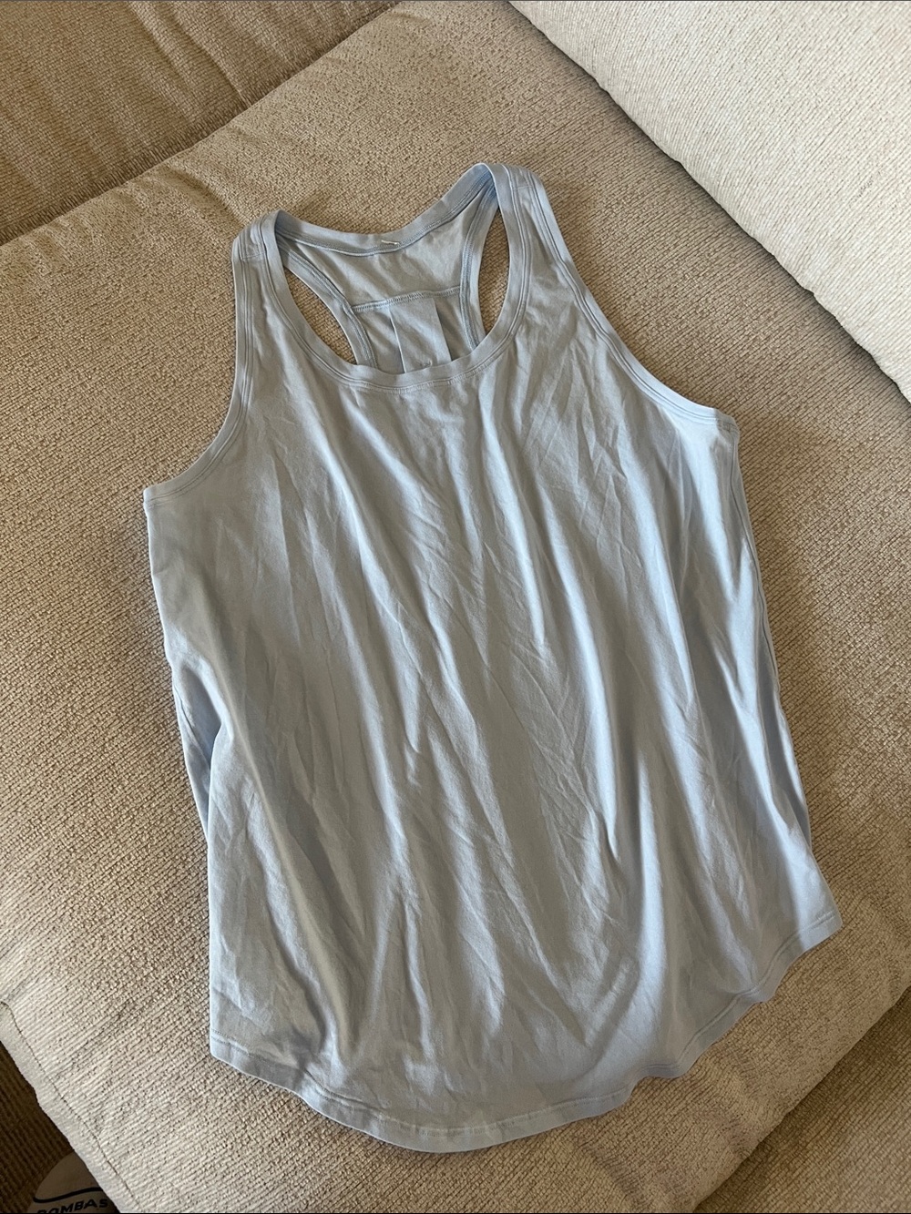 Lululemon Light Blue Women's Racerback Tank Top worn once